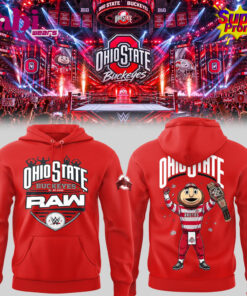 Ohio State Buckeyes Limited Edition W W E Monday Night RAW Schottenstein Center Hoodie 1.jpg