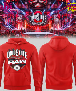 Ohio State Buckeyes Limited Edition W W E Monday Night RAW Schottenstein Center Hoodie 3.jpg
