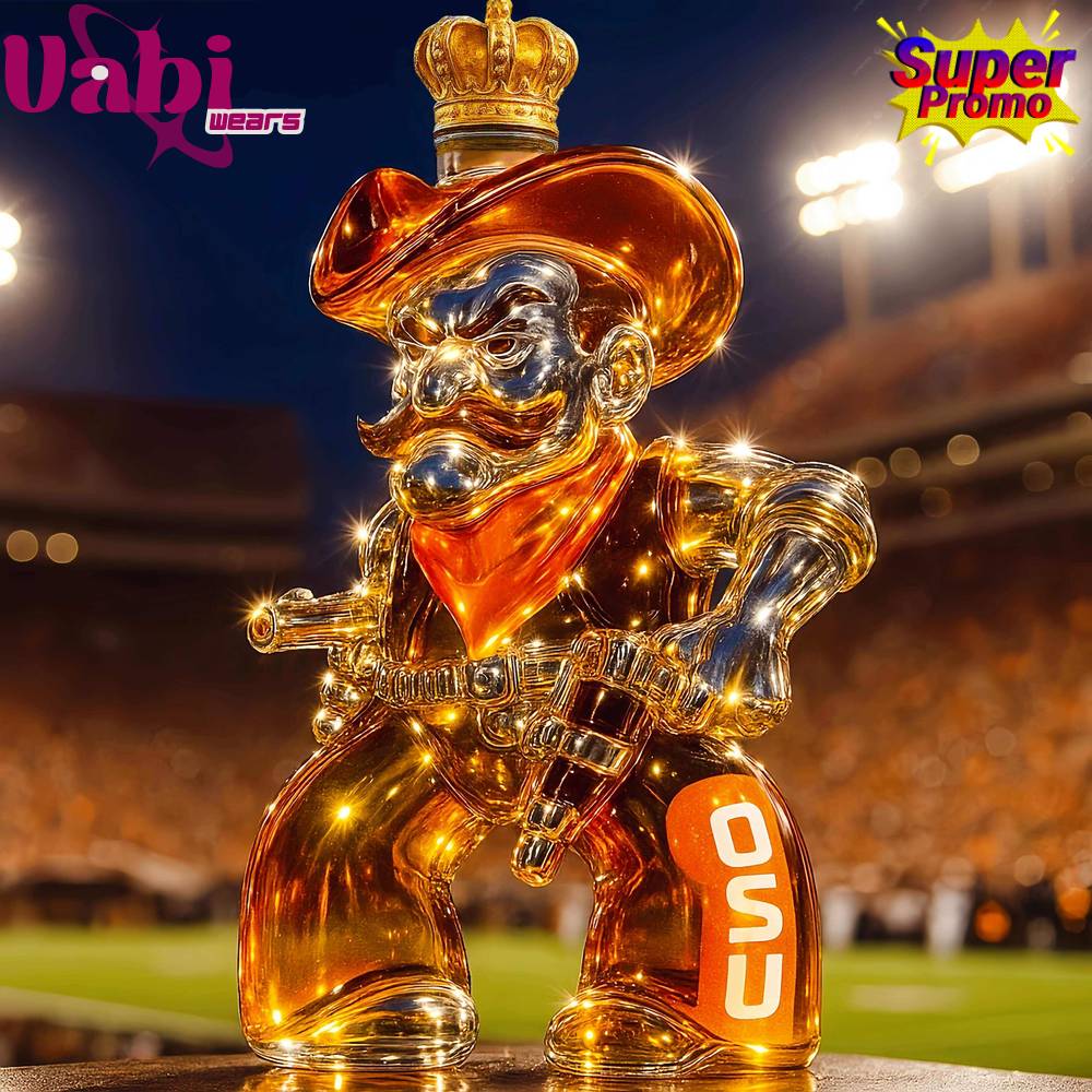 Oklahoma State Cowboys Limited Edition Whiskey Bottle Oklahoma State Cowboys Limited Edition Whiskey Bottle