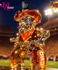 Oklahoma State Cowboys Limited Edition Whiskey Bottle