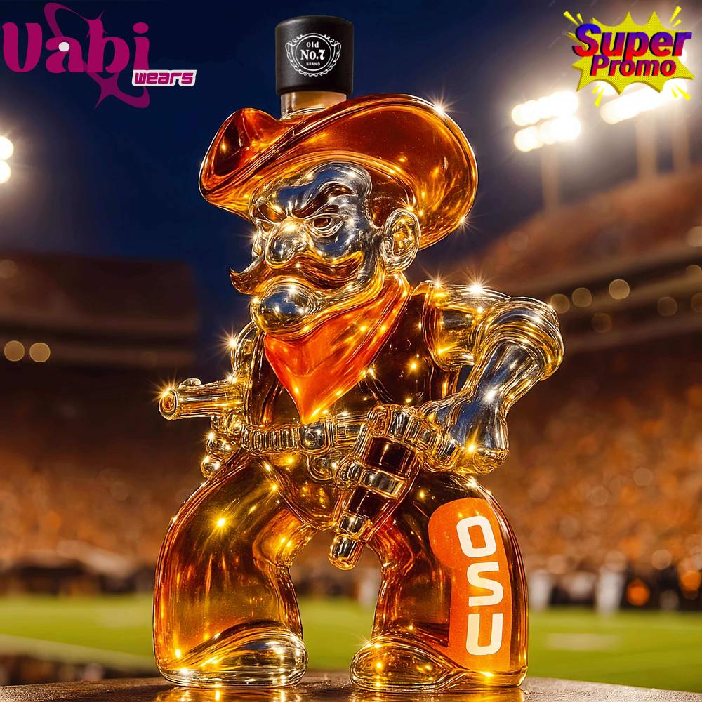Oklahoma State Cowboys Limited Edition Whiskey Bottle Oklahoma State Cowboys Limited Edition Whiskey Bottle