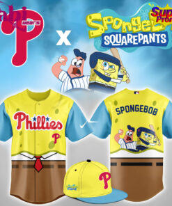 Philadelphia Phillies X Spongbob Squarepants Night Baseball Jersey