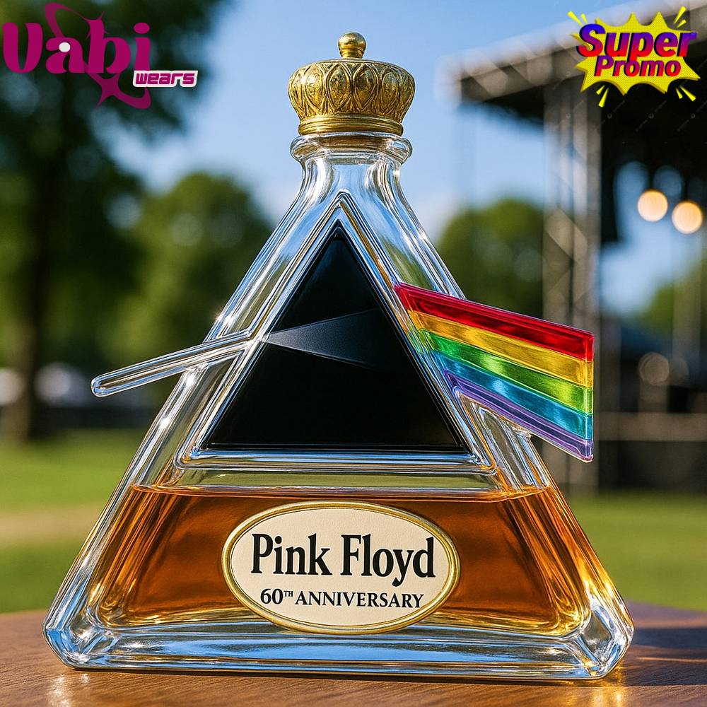 Pink Floyd 60th Anniversary Limited Edition Commemorative Whiskey Bottle Pink Floyd 60th Anniversary Limited Edition Commemorative Whiskey Bottle