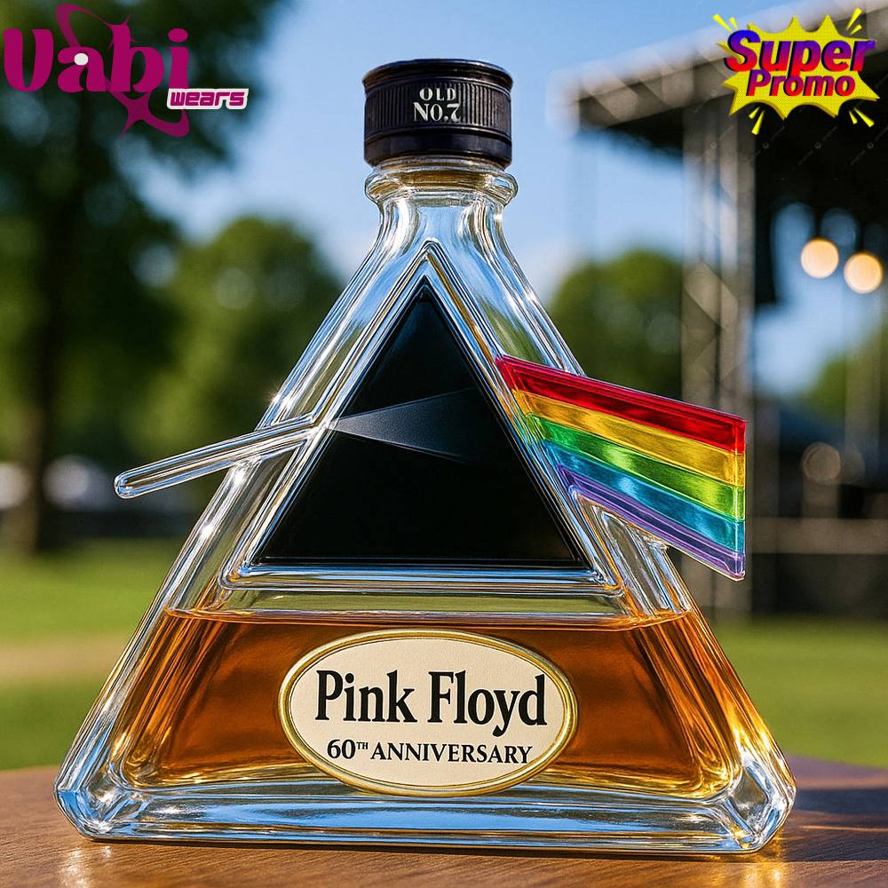 Pink Floyd 60th Anniversary Limited Edition Commemorative Whiskey Bottle Pink Floyd 60th Anniversary Limited Edition Commemorative Whiskey Bottle