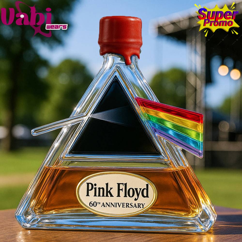 Pink Floyd 60th Anniversary Limited Edition Commemorative Whiskey Bottle Pink Floyd 60th Anniversary Limited Edition Commemorative Whiskey Bottle