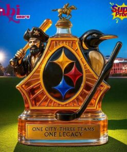 Pittsburgh Steelers "One City Three Teams One Legacy" Limited Edition Whiskey Bottle 3 Pittsburgh Steelers One City Three Teams One Legacy Limited Edition Whiskey Bottle 4