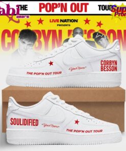 Corbyn Besson Pop’n Out Street Tour 2026 Custom AF1 Shoes