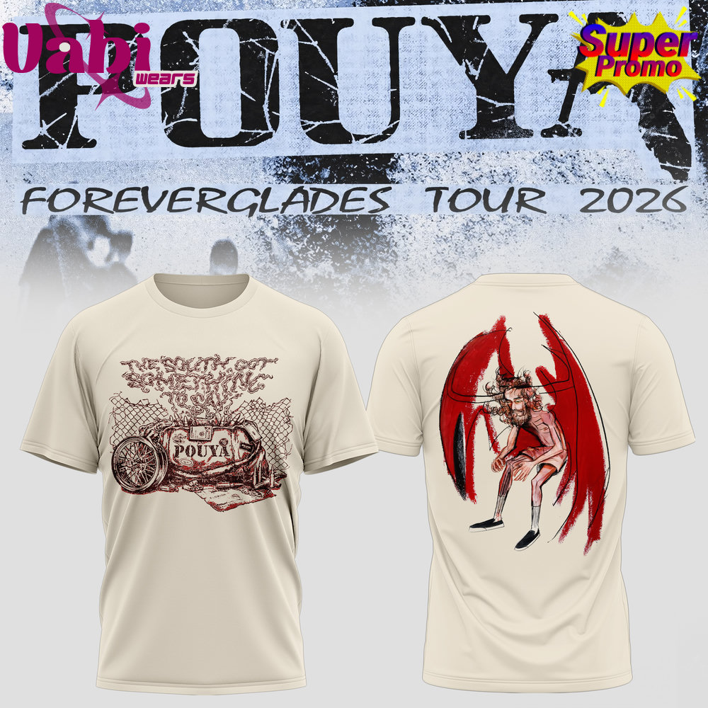 Pouya Foreverglades Tour 2026 Vintage Tee Edition Pouya Foreverglades Tour 2026 Vintage Tee Edition