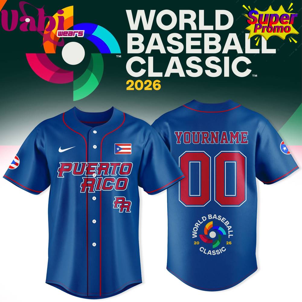 Puerto Rico World Baseball Classic 2026 Special Edition Jersey 1 Puerto Rico World Baseball Classic 2026 Special Edition Jersey 1