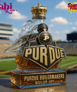 Purdue Boilermakers Boiler up Train Shaped Whiskey Bottle – Limited Edition