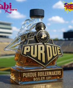 Purdue Boilermakers Boiler up Train Shaped Whiskey Bottle - Limited Edition 2 Purdue Boilermakers Boiler up Train Shaped Whiskey Bottle Limited Edition 3.jpg