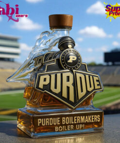 Purdue Boilermakers Boiler up Train Shaped Whiskey Bottle - Limited Edition 3 Purdue Boilermakers Boiler up Train Shaped Whiskey Bottle Limited Edition 4.jpg
