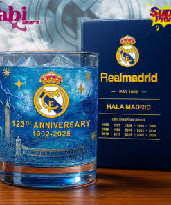 Real Madrid 123th Years Anniversary Whiskey Glass 1.jpg
