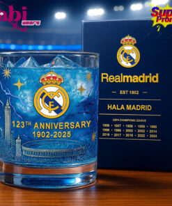Real Madrid 123th Years Anniversary Whiskey Glass 2.jpg