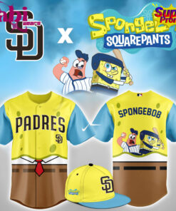 San Diego Padres X Spongbob Squarepants Night Baseball Jersey