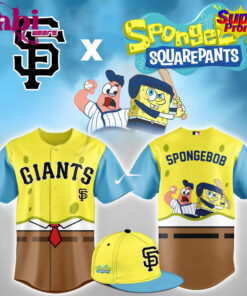 San Francisco Giants X Spongbob Squarepants Night Baseball Jersey