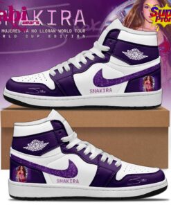 Shakira Special “Las Mujeres Ya No Lloran” Tour Air Jordan 1 Custom Shoes