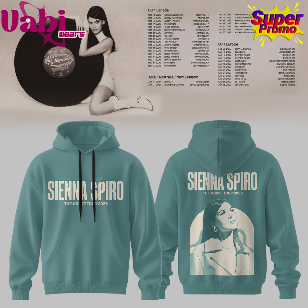 Sienna Spiro – My House Tour 2026 Hoodie Sienna Spiro – My House Tour 2026 Hoodie