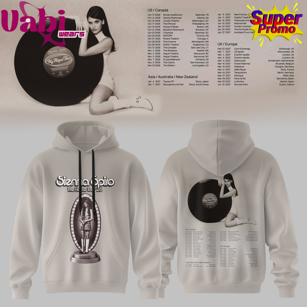 Sienna Spiro – My House Tour 2026 Hoodie Sienna Spiro – My House Tour 2026 Hoodie