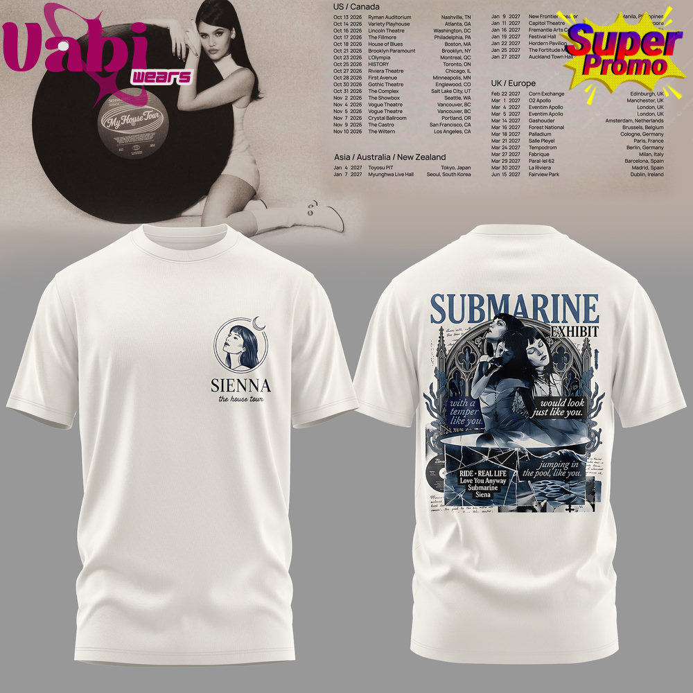 Sienna Spiro – My House Tour 2026 T-shirt Sienna Spiro – My House Tour 2026 T-shirt