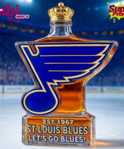 St. Louis Blues “Let’s Go Blue” Special Edition Whiskey Bottle St. Louis Blues “Let’s Go Blue” Special Edition Whiskey Bottle