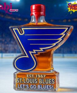St. Louis Blues "Let's Go Blue" Special Edition Whiskey Bottle 2 St Louis Blues Lets Go Blue Special Edition Whiskey Bottle 3