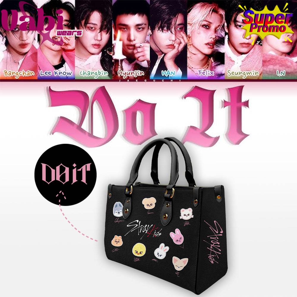 Stray Kids Do It Signatures Special Handbag Black 1 Stray Kids Do It Signatures Special Handbag Black 1