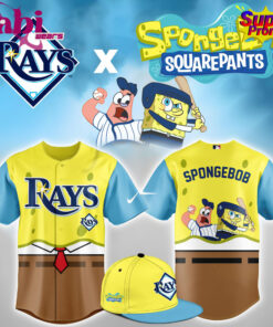 Tampa Bay Rays X Spongbob Squarepants Night Baseball Jersey