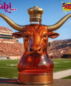 Texas Longhorn Bull Head Whiskey Bottle – Limited Edition