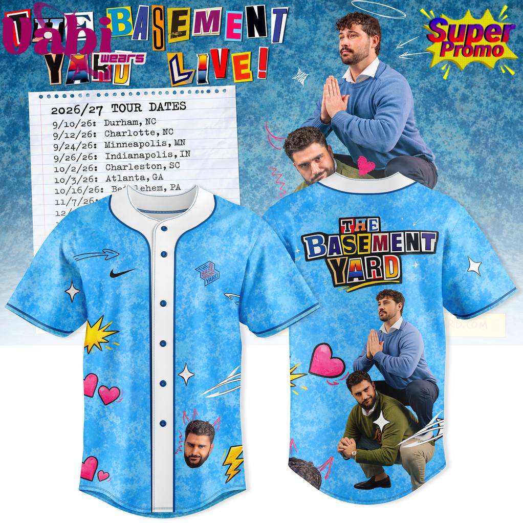 The Basement Yard Live 2026 Special Edition Baseball Jersey The Basement Yard Live 2026 Special Edition Baseball Jersey