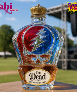 The Grateful Dead 60th Anniversary “Music That Never Ends” Whiskey Bottle