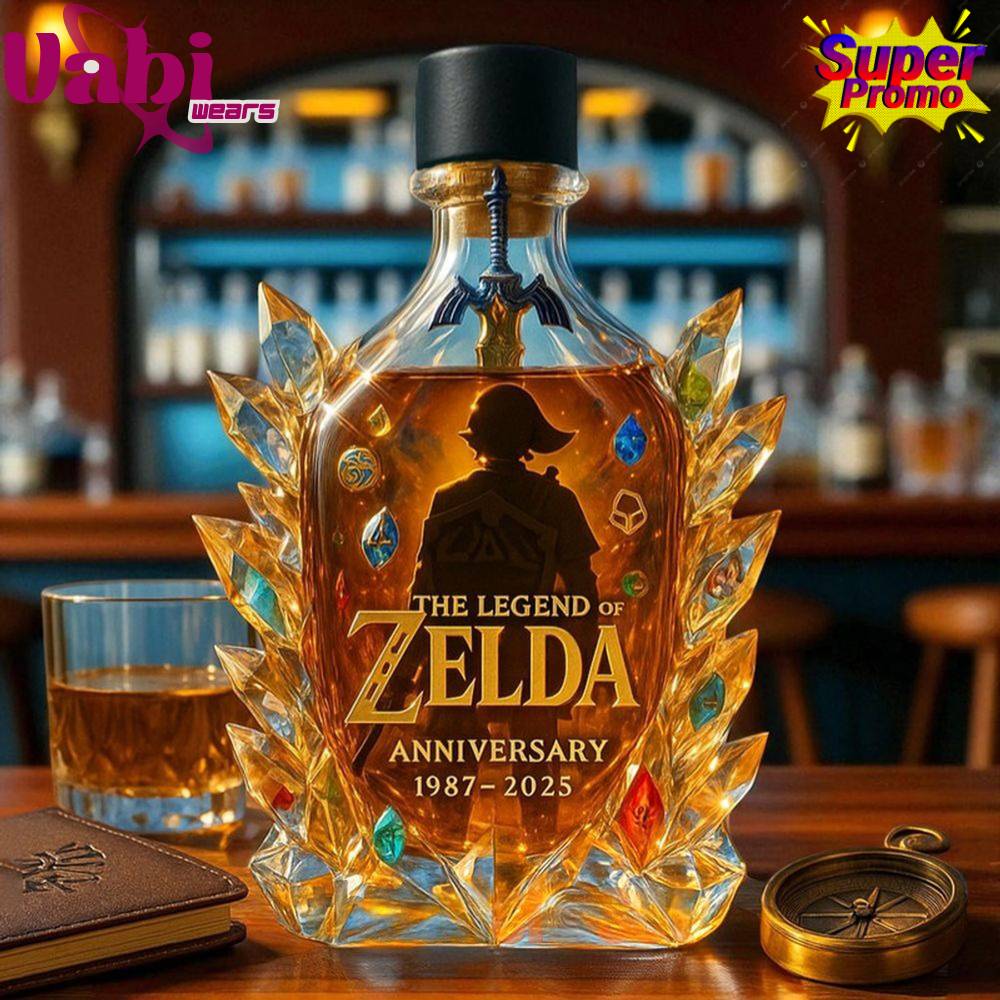 The Legend of Zelda 38th Anniversary Limited Edition Whiskey Bottle The Legend of Zelda 38th Anniversary Limited Edition Whiskey Bottle