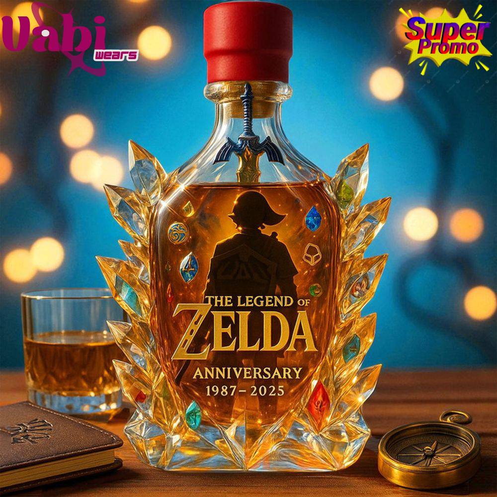 The Legend of Zelda 38th Anniversary Limited Edition Whiskey Bottle The Legend of Zelda 38th Anniversary Limited Edition Whiskey Bottle