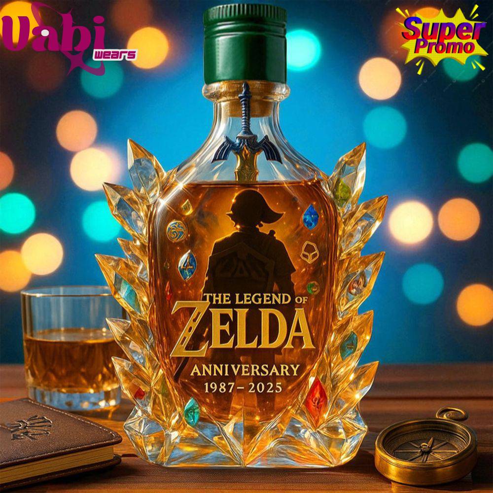 The Legend of Zelda 38th Anniversary Limited Edition Whiskey Bottle The Legend of Zelda 38th Anniversary Limited Edition Whiskey Bottle