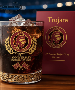 USC Trojans 137th Anniversary Whiskey Glass