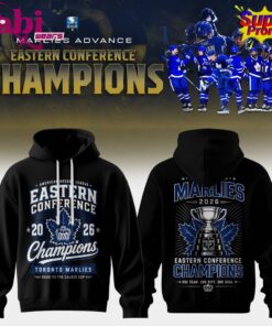 Toronto Marlies AHL 2026 Eastern Conference Champions Limited Hoodie 2 Toronto Marlies AHL 2026 Eastern Conference Champions Limited Hoodie Black 1
