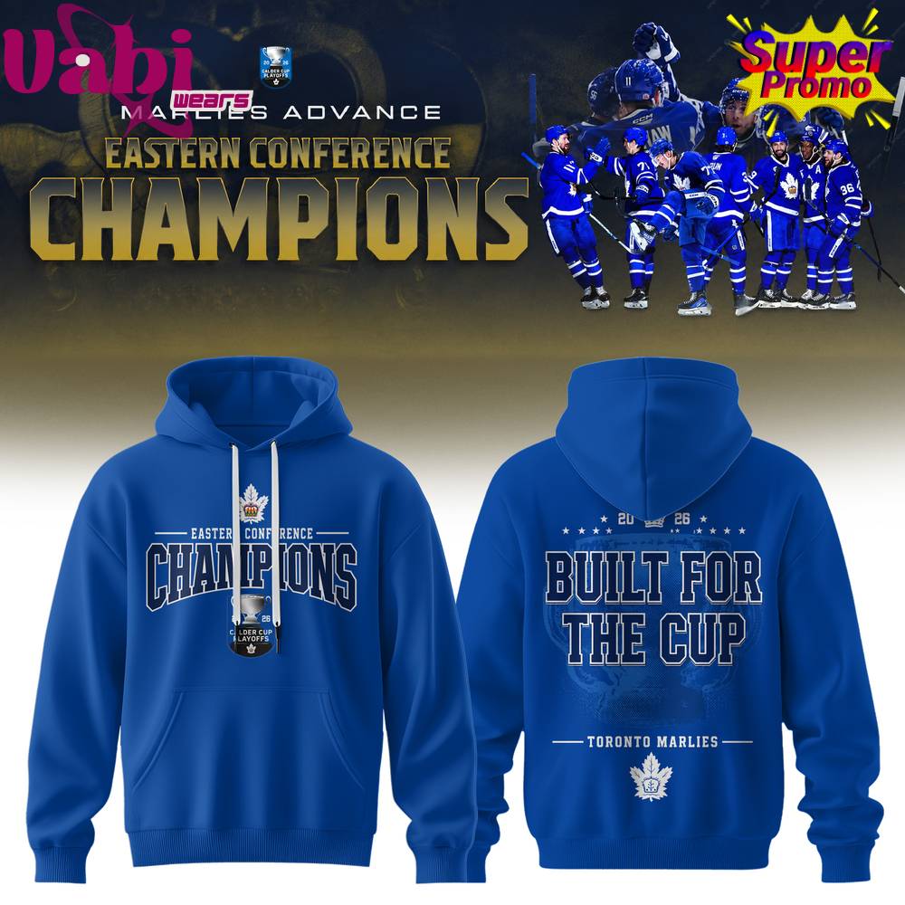 Toronto Marlies AHL 2026 Eastern Conference Champions Limited Hoodie Toronto Marlies AHL 2026 Eastern Conference Champions Limited Hoodie