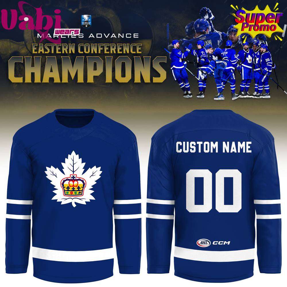 Toronto Marlies AHL 2026 REPLICA CUSTOMIZE HOCKEY JERSEY Toronto Marlies AHL 2026 REPLICA CUSTOMIZE HOCKEY JERSEY