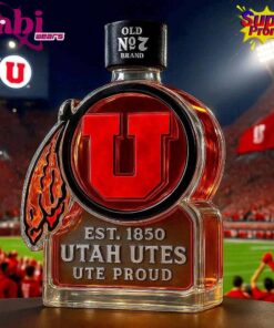 Utah Utes “Ute Proud” Limited Edition Whiskey Bottle