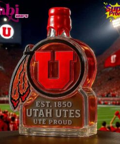 Utah Utes "Ute Proud" Limited Edition Whiskey Bottle 2 Utah Utes Ute Proud Limited Edition Whiskey Bottle 3