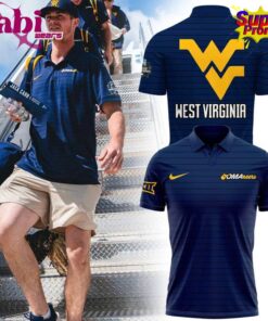 West Virginia Mountaineers 2026 NCAA Men’s Baseball Omaha College World Series Polo West Virginia Mountaineers 2026 NCAA Men’s Baseball Omaha College World Series Polo