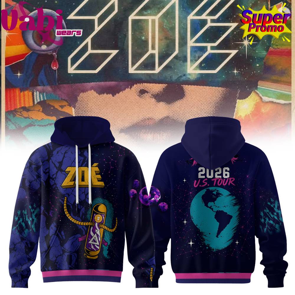 ZOÉ – “MEMOREX + REXSEXEX + MÁS” Tour 2026 Hoodie ZOÉ – “MEMOREX + REXSEXEX + MÁS” Tour 2026 Hoodie