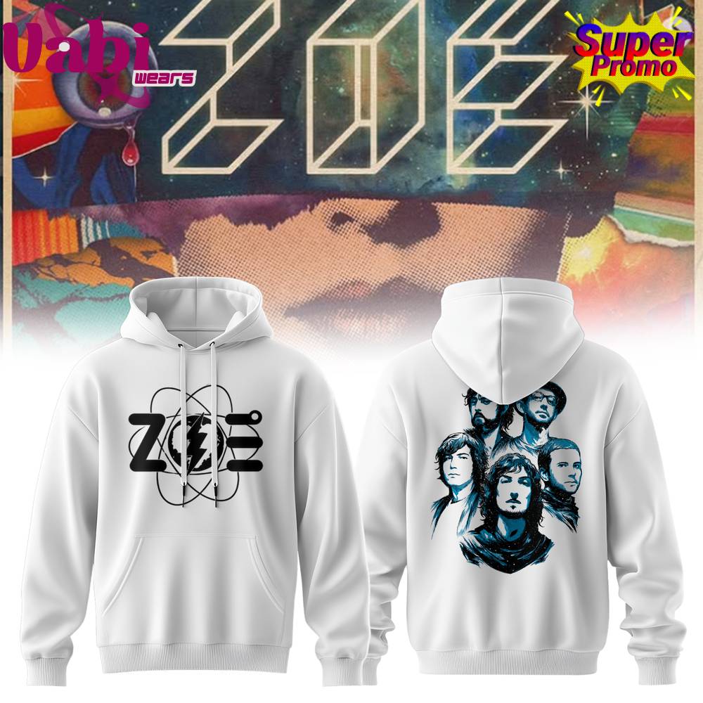 ZOÉ – “MEMOREX + REXSEXEX + MÁS” Tour 2026 Hoodie - White ZOÉ – “MEMOREX + REXSEXEX + MÁS” Tour 2026 Hoodie - White